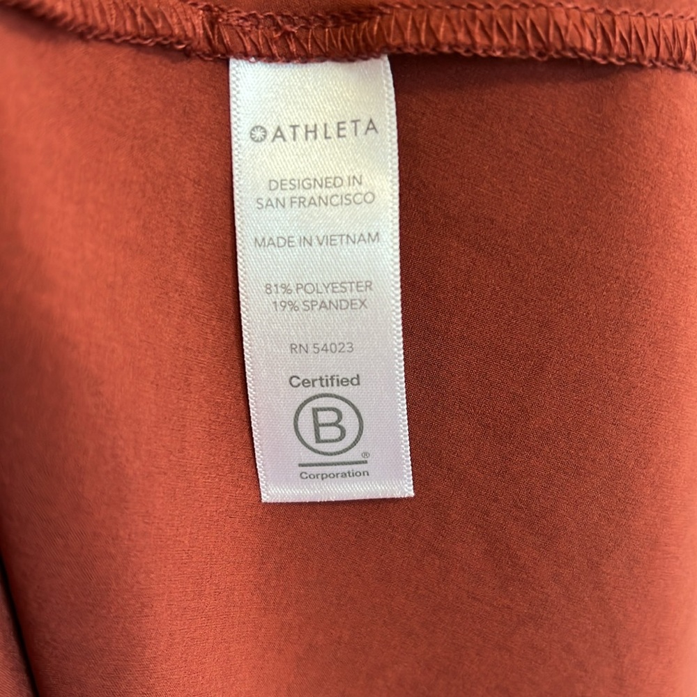 Athleta Sleeveless Travel Maxi Dress Size XL Maroon - Picture 10 of 10